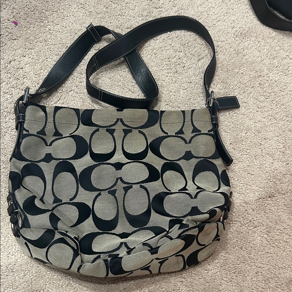 Coach Black Shoulder Bag